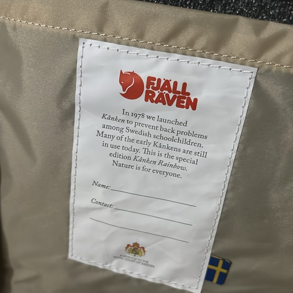 Fjallraven Kanken Rainbow